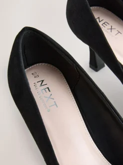 Next Black Forever Comfort Jewel Trim Pointed Court Heels New