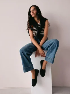 Next Black Forever Comfort® Knitted Slip On Shoes Online