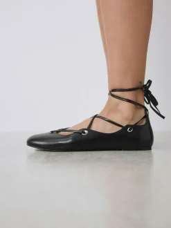 Next Black Forever Comfort® Leather Ghillie Shoes Best