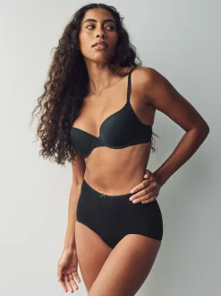 Next Black Full Brief Cotton Rich Knickers 5 Pack Online