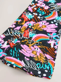 Next Black Graffiti Flare Leggings (3-16yrs) Best