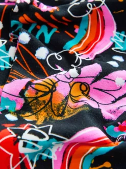 Next Black Graffiti Flare Leggings (3-16yrs) Best