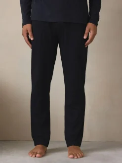 Next Graphic Long Sleeve Jersey Pyjamas Set Black Outlet