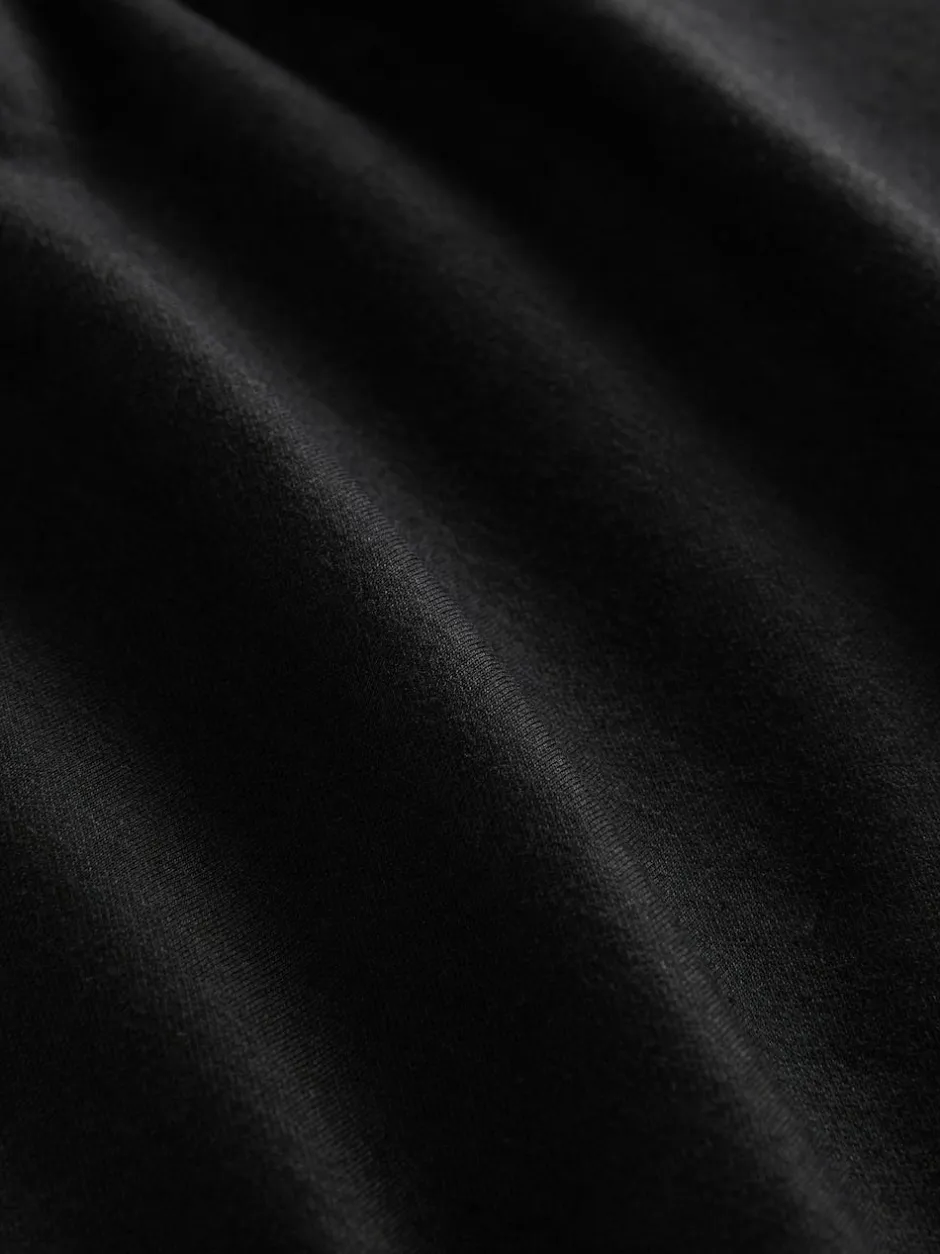 Next Black Heavyweight Short Sleeve Crew Neck T-Shirt