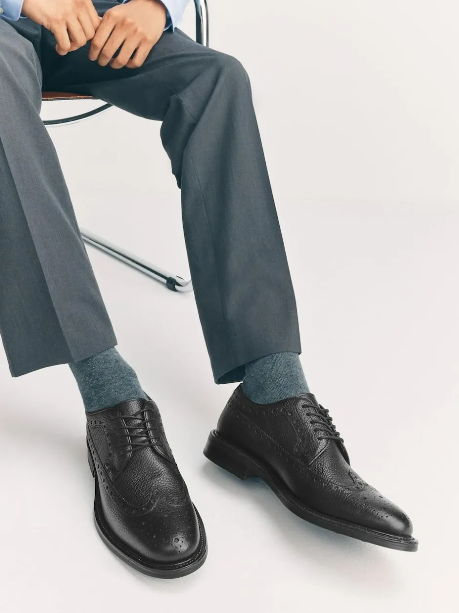 Next Heritage Brogue Shoes Black Online