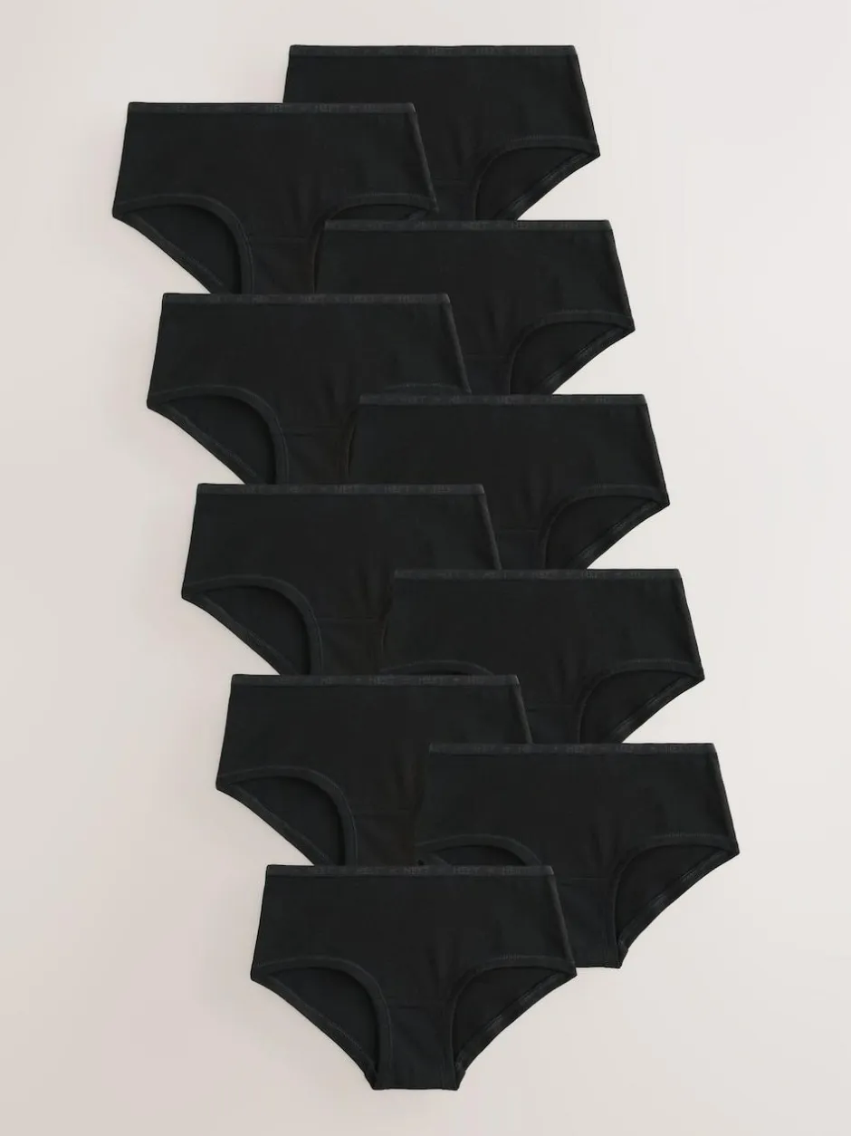 Next Black Hipster Briefs 10 Pack (3-16yrs) Clearance