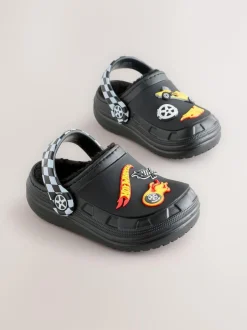 Next Black Hot Wheels Slipper Clogs Discount