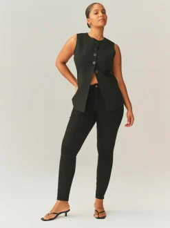 Next Hourglass Mid Rise Skinny Jeans Black Discount
