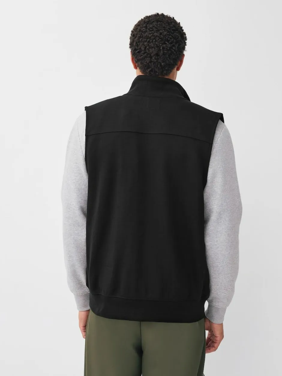 Next Hybrid Full Zip Gilet Black Hot