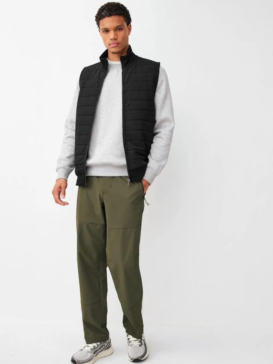 Next Hybrid Full Zip Gilet Black Hot