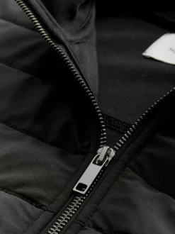 Next Hybrid Full Zip Gilet Black Hot
