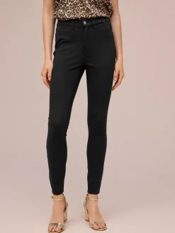 Next Jersey Denim Leggings Black
