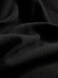 Next Jersey Denim Wide Leg Trousers Black Sale