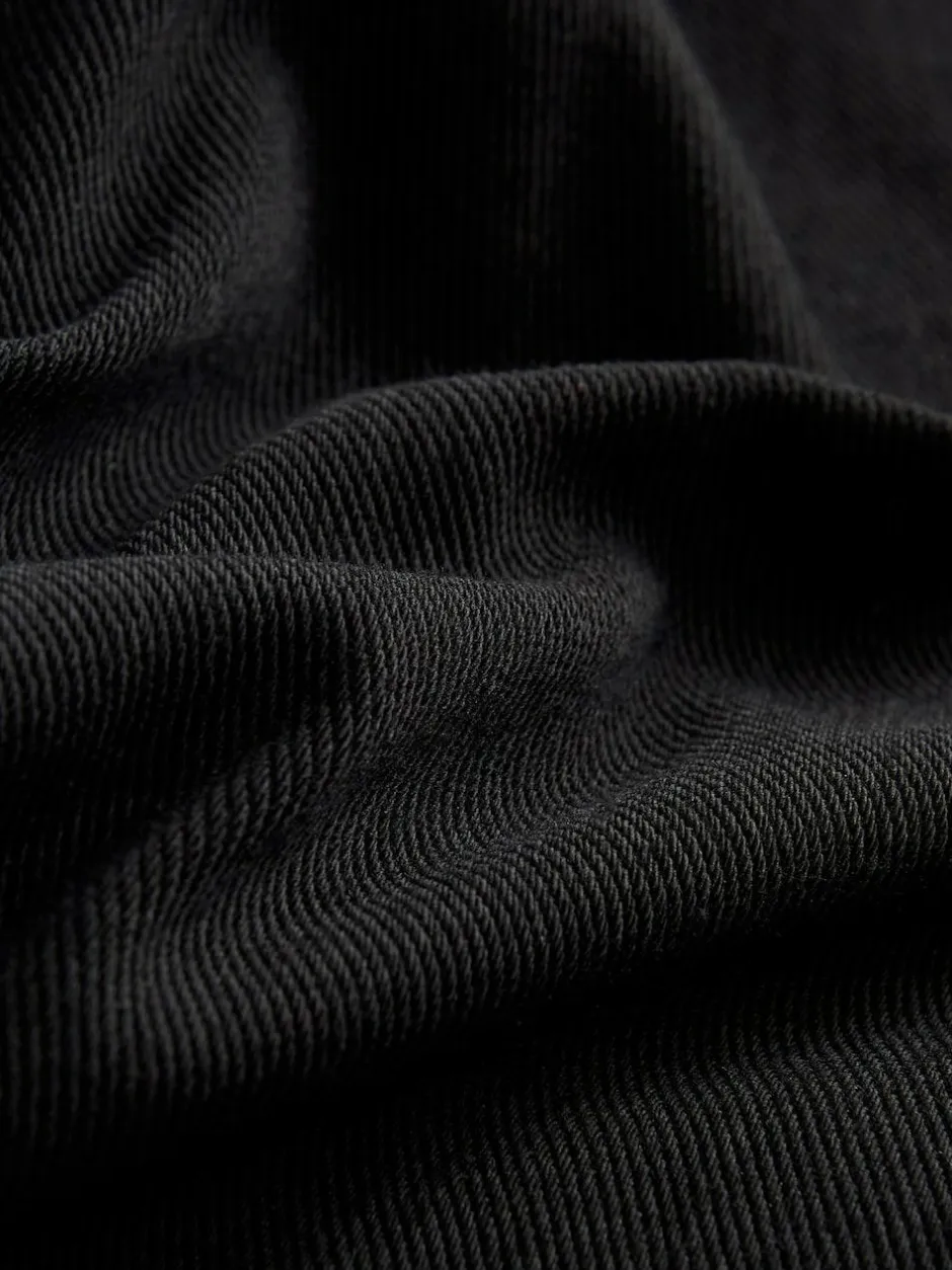 Next Jersey Denim Wide Leg Trousers Black Sale