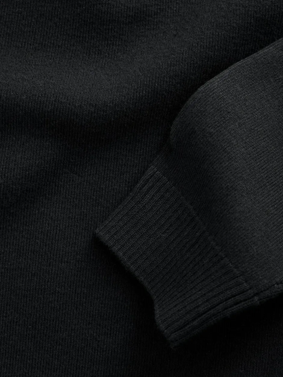 Next Knitted Crew Neck School Jumper (3-16yrs) Black New