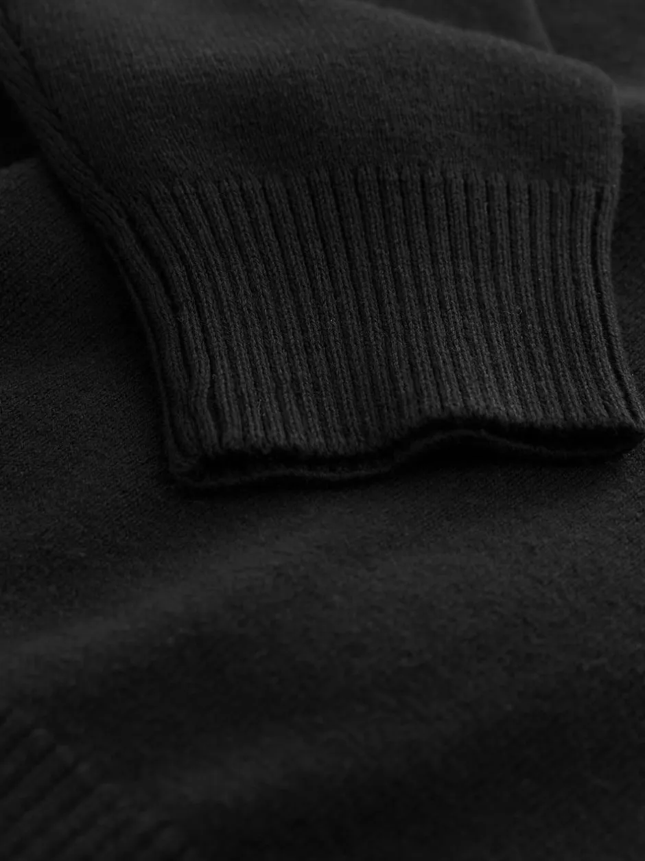 Next Black. Knitted V-Neck School Jumper (3-16yrs)