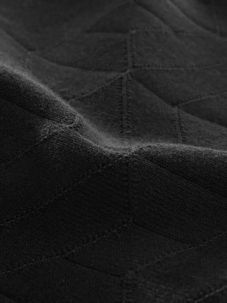 Next Knitted Zip Neck Polo Shirt (3-16yrs) Black Hot