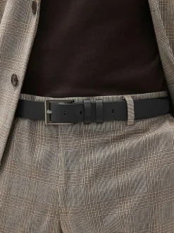 Next Leather Belt Black New