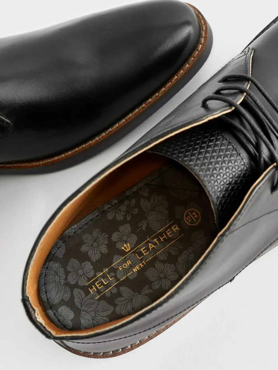 Next Black Leather Chukka Boots Outlet