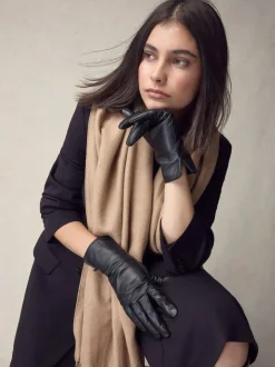 Next Black Leather Gloves Sale
