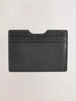 Next Black Leather Grainy Card Holder Discount