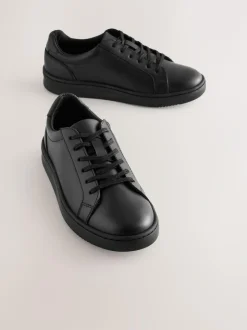 Next Black Leather Lace Up School Shoes Outlet
