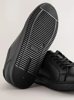 Next Black Leather Lace Up School Shoes Outlet