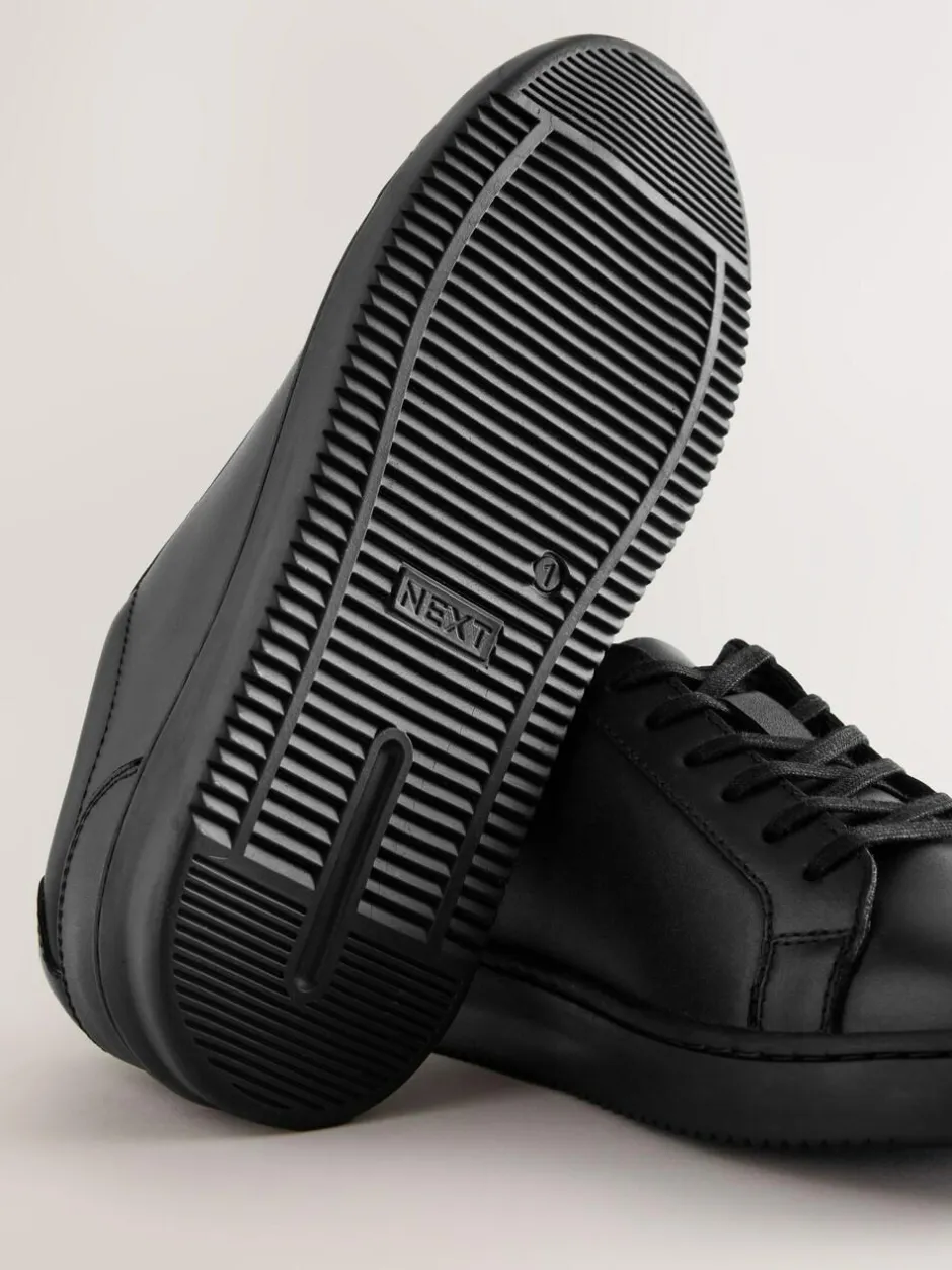 Next Black Leather Lace Up School Shoes Outlet