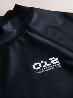 Next Black Lightening Bolt Short Sleeve Rash Vest (1.5-16yrs) Sale