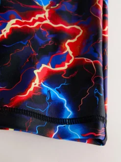 Next Black Lightening Bolt Short Sleeve Rash Vest (1.5-16yrs) Sale
