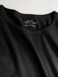 Next Black Lightweight Thermogen Long Sleeve T-Shirts 2 Pack Discount