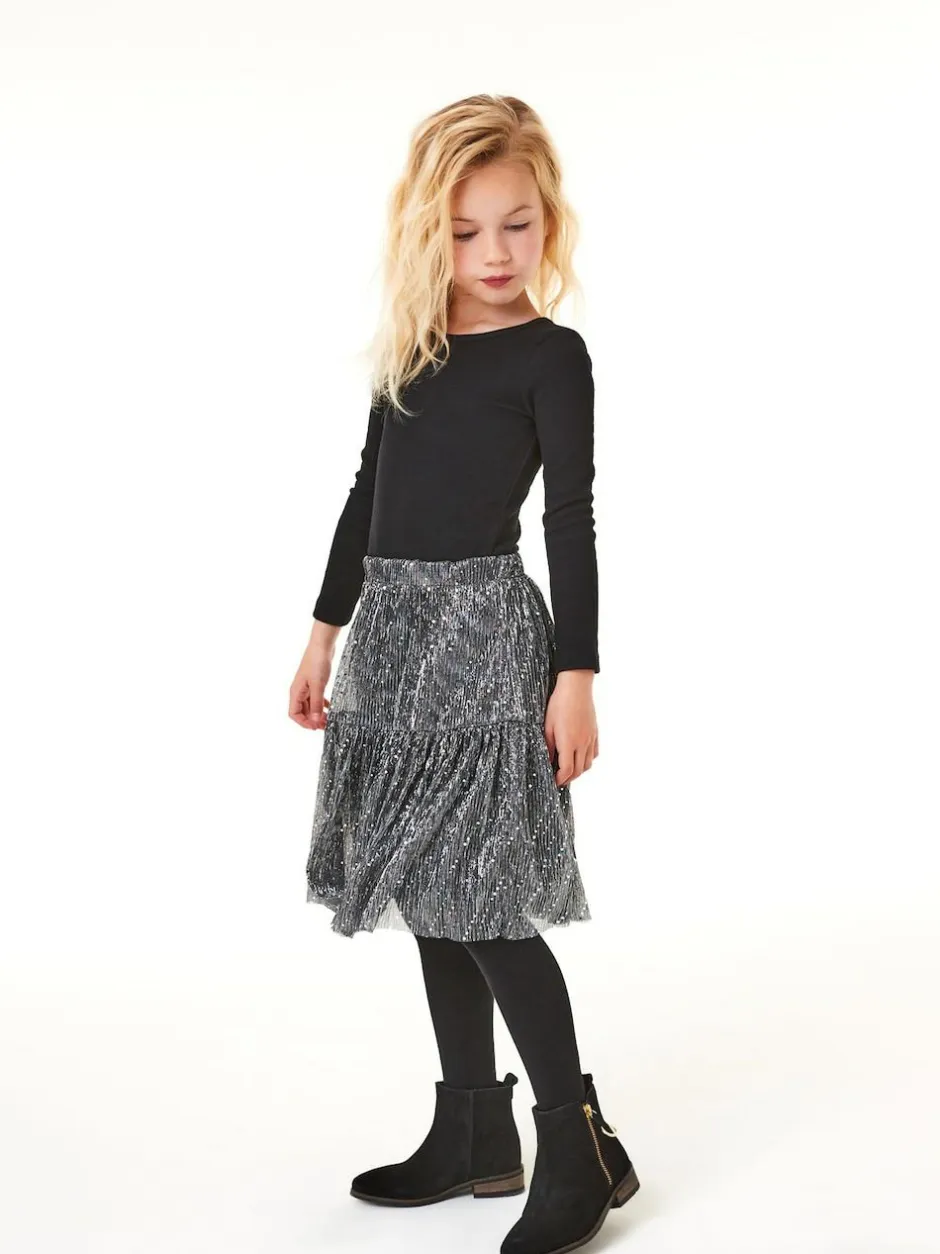 Next Black Long Sleeve Ribbed Top (3-16yrs) Sale