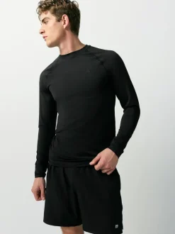 Next Black Long Sleeve Tee Active Thermal Base Layer Hot