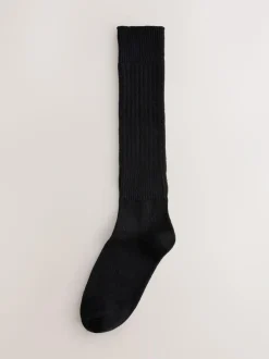 Next Longline Slouchy Socks 1 Pack Black Clearance