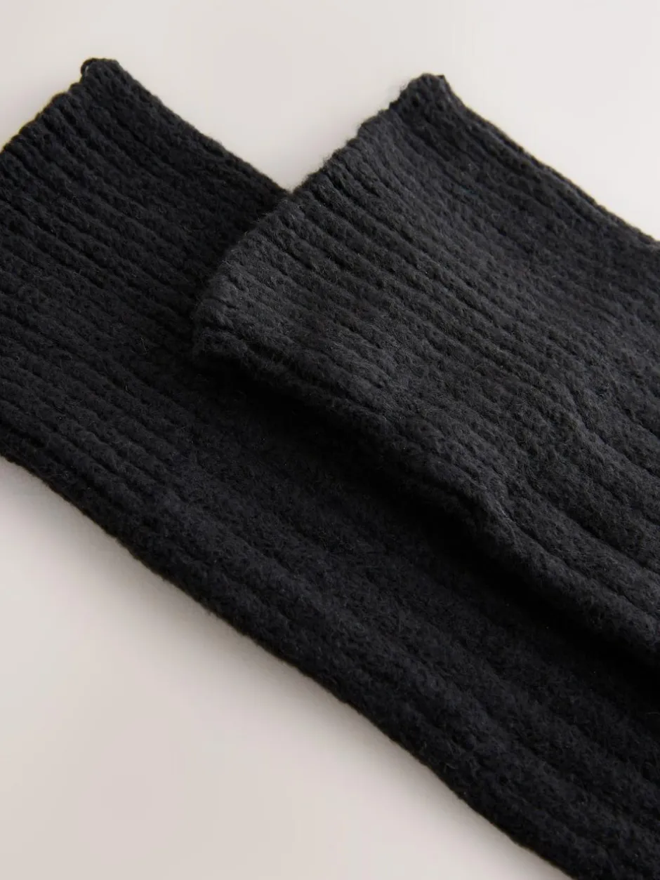 Next Longline Slouchy Socks 1 Pack Black Clearance