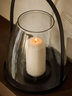 Next Black Metal Curved Handle Lantern Medium Best