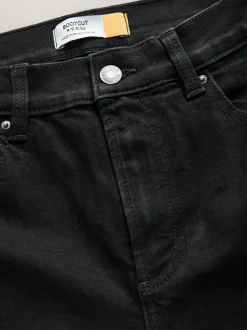 Next Mid Rise Stretch Bootcut Jeans Black Sale
