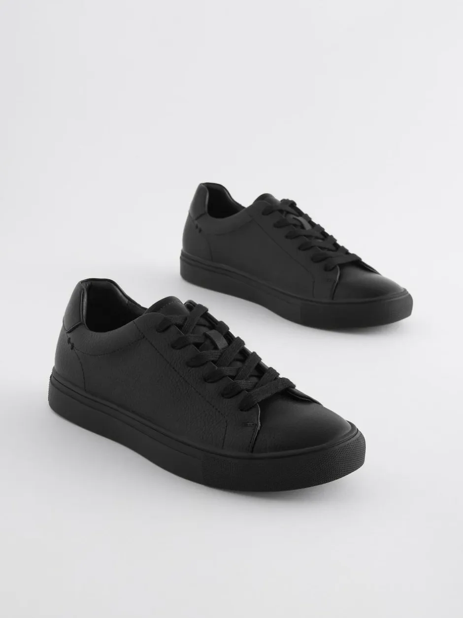 Next Black Minimal Trainers Clearance