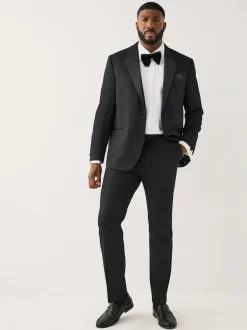 Next Black Muscle Fit Motionflex Stretch Tuxedo Suit Jacket Online