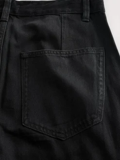 Next N. Premium Palazzo Wide Leg Jeans Black Sale