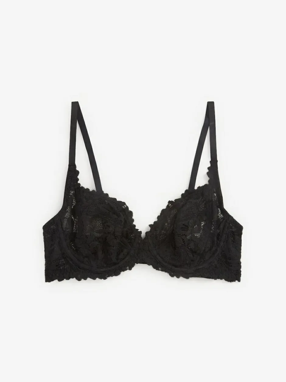 Next Non Pad Full Cup Lace Ultimate Comfort Bra Black Best