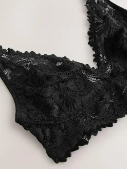 Next Non Pad Non Wire Lace Ultimate Comfort Bra Black Sale