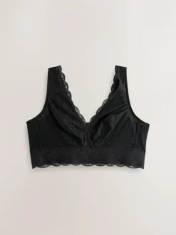 Next Non Pad Non Wire Total Support Lace Bra Black Hot
