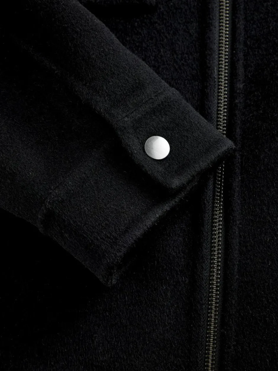 Next Black N.Premium Wool Rich Soft Touch Jacket Discount