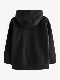Next Black NXT Sign Off Hoodie (3-16yrs) New