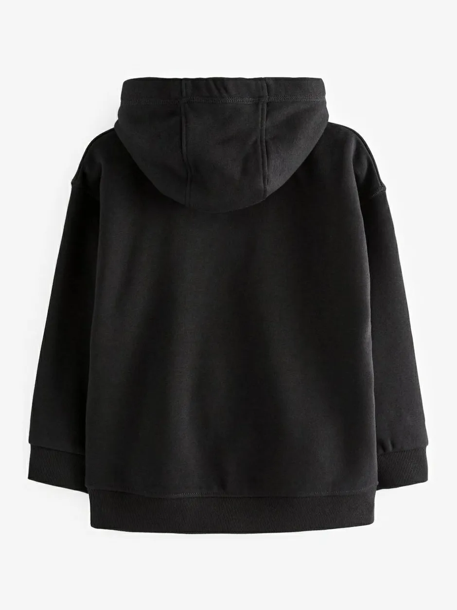 Next Black NXT Sign Off Hoodie (3-16yrs) New