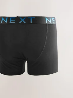 Next Black Ombre Waistband 5 Pack A-Front Cotton Rich Boxers Online