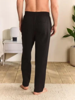 Next Open Loopback Soft Touch Cuffed Joggers Black Discount