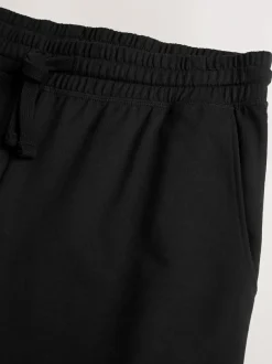 Next Open Loopback Soft Touch Cuffed Joggers Black Discount