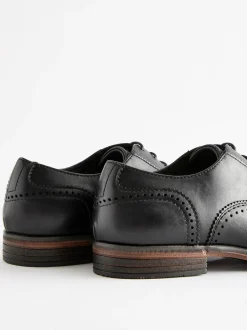 Next Oxford Toe Cap Shoes Black Best